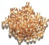 100 6mm Celsian Topaz Lustre Round Glass Beads